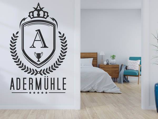 Wandtattoo Adermühle Wappen