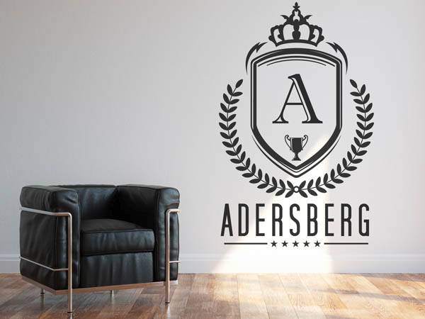 Wandtattoo Adersberg Wappen