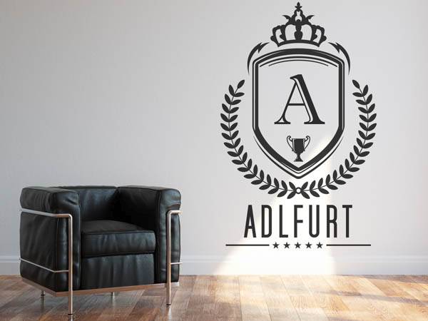 Wandtattoo Adlfurt Wappen