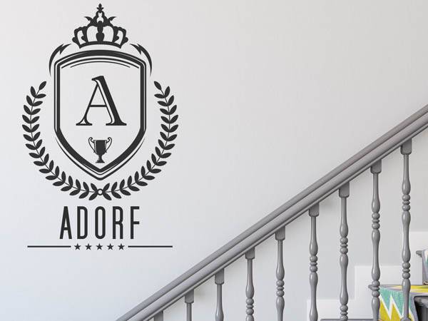 Wandtattoo Adorf Wappen