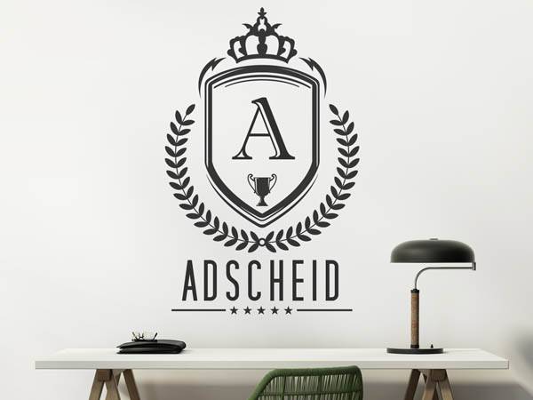 Wandtattoo Adscheid Wappen