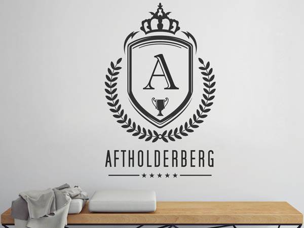 Wandtattoo Aftholderberg Wappen