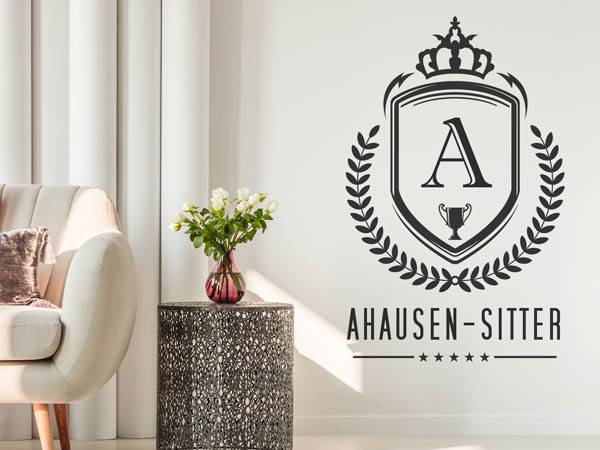 Wandtattoo Ahausen-Sitter Wappen