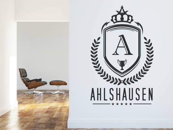 Wandtattoo Ahlshausen Wappen