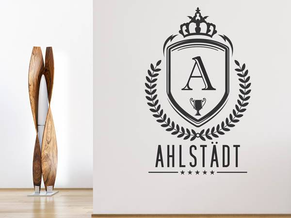 Wandtattoo Ahlstädt Wappen