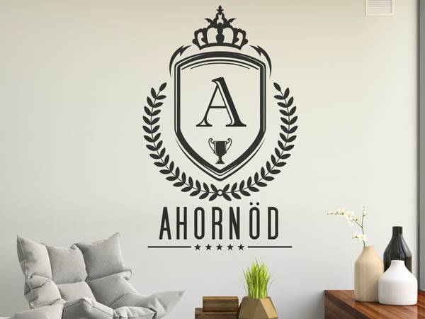 Wandtattoo Ahornöd Wappen