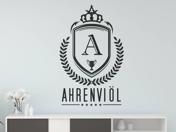 Wandtattoo Ahrenviöl Wappen
