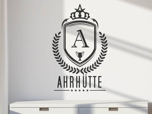 Wandtattoo Ahrhütte Wappen