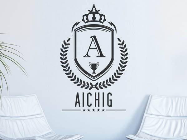 Wandtattoo Aichig Wappen