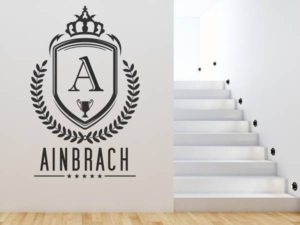 Wandtattoo Ainbrach Wappen