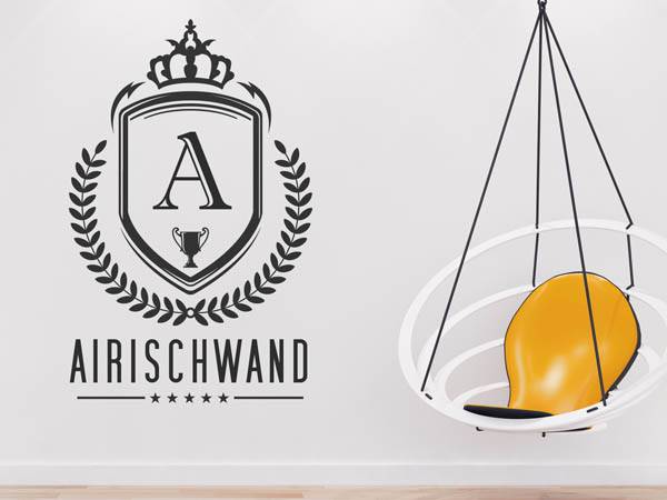 Wandtattoo Airischwand Wappen