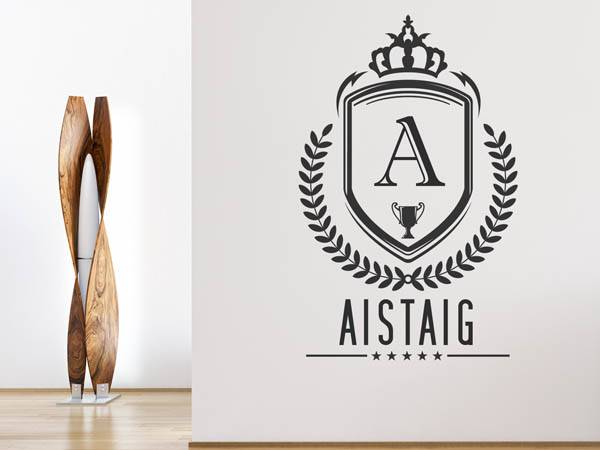 Wandtattoo Aistaig Wappen