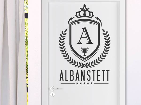 Wandtattoo Albanstett Wappen
