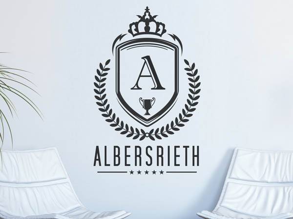 Wandtattoo Albersrieth Wappen
