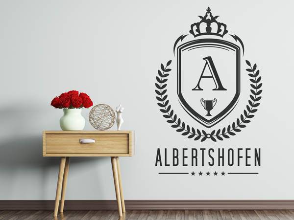Wandtattoo Albertshofen Wappen