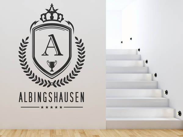 Wandtattoo Albingshausen Wappen