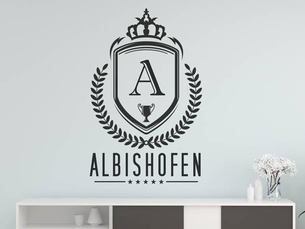 Wandtattoo Albishofen Wappen