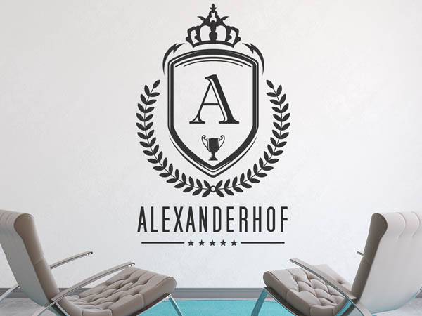 Wandtattoo Alexanderhof Wappen