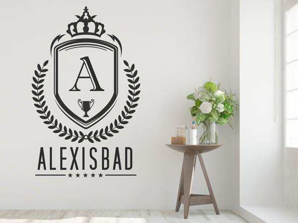 Wandtattoo Alexisbad Wappen