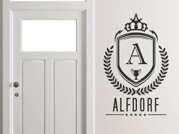 Wandtattoo Alfdorf Wappen