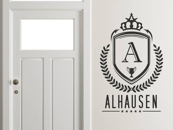 Wandtattoo Alhausen Wappen
