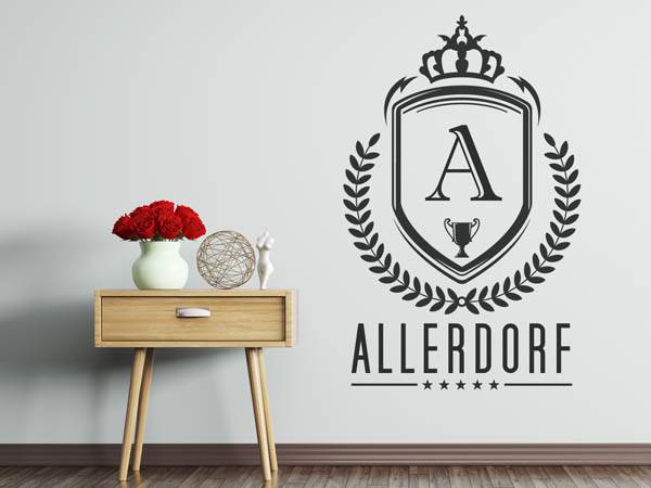 Wandtattoo Allerdorf Wappen
