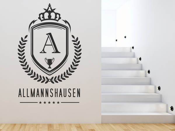 Wandtattoo Allmannshausen Wappen