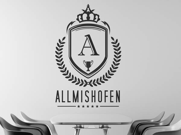 Wandtattoo Allmishofen Wappen