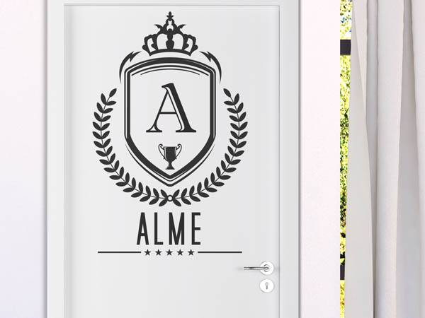 Wandtattoo Alme Wappen