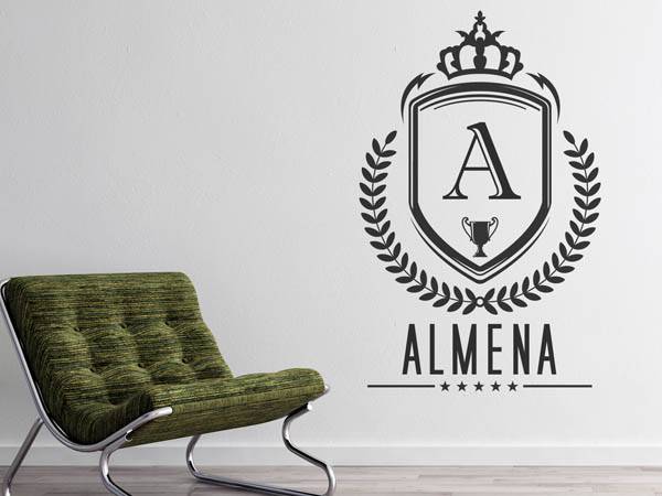 Wandtattoo Almena Wappen