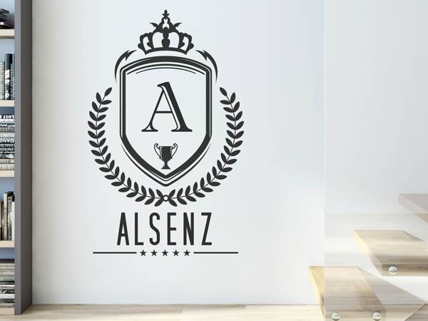 Wandtattoo Alsenz Wappen