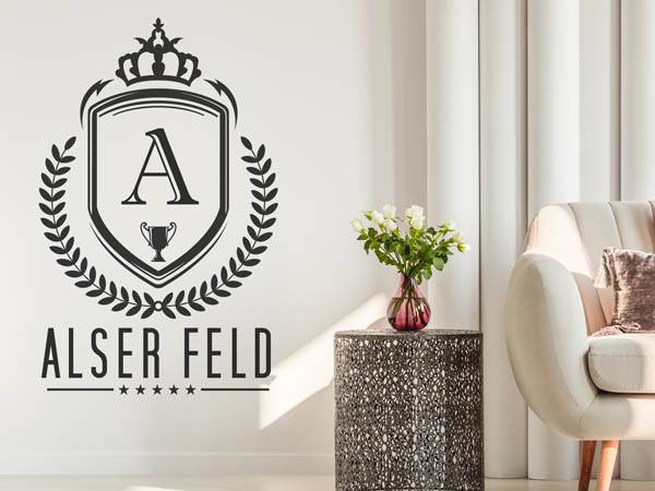 Wandtattoo Alser Feld Wappen