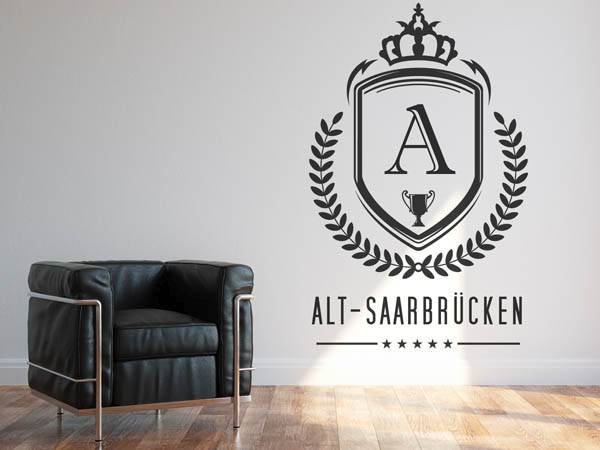 Wandtattoo Alt-Saarbrücken Wappen