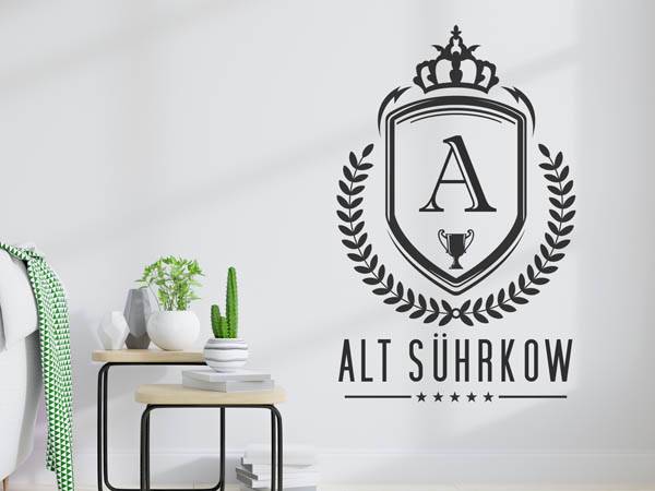 Wandtattoo Alt Sührkow Wappen
