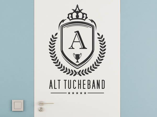 Wandtattoo Alt Tucheband Wappen