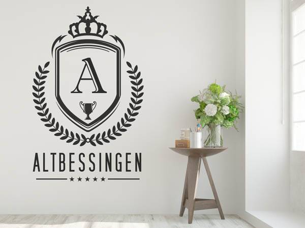 Wandtattoo Altbessingen Wappen