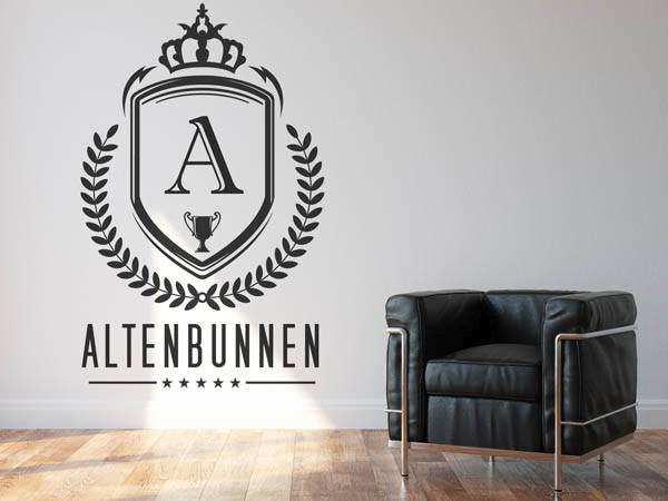 Wandtattoo Altenbunnen Wappen