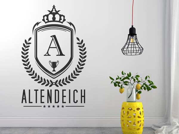 Wandtattoo Altendeich Wappen