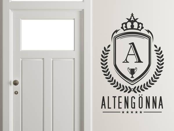 Wandtattoo Altengönna Wappen