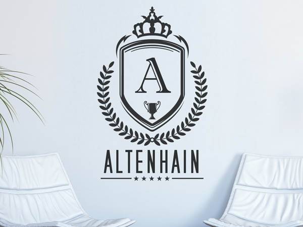 Wandtattoo Altenhain Wappen