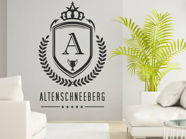 Wandtattoo Altenschneeberg Wappen