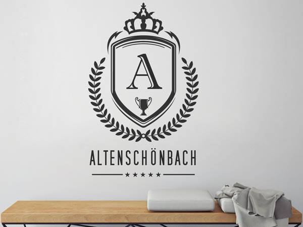 Wandtattoo Altenschönbach Wappen