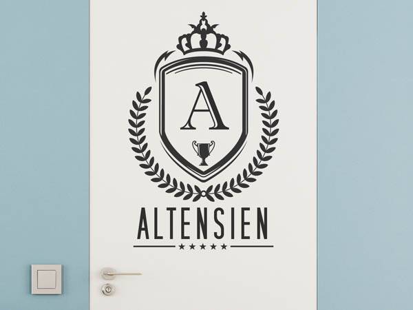 Wandtattoo Altensien Wappen