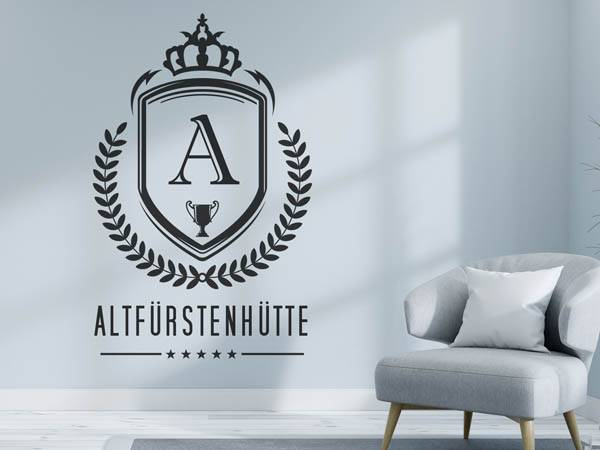 Wandtattoo Altfürstenhütte Wappen