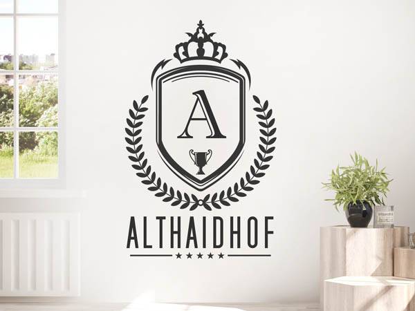 Wandtattoo Althaidhof Wappen