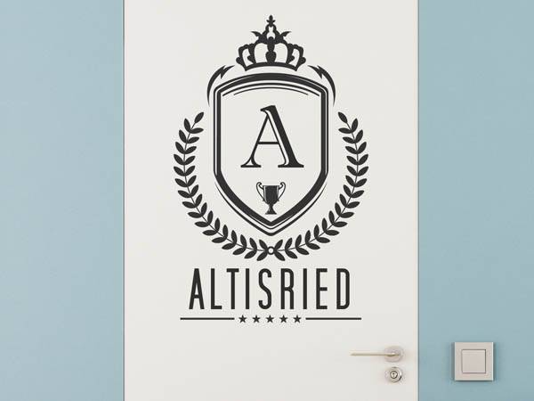 Wandtattoo Altisried Wappen