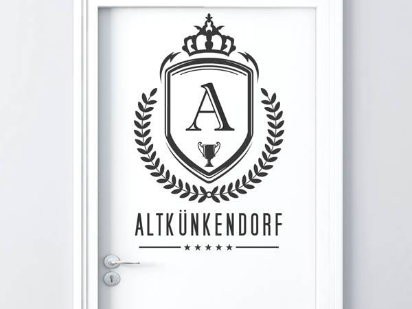 Wandtattoo Altkünkendorf Wappen