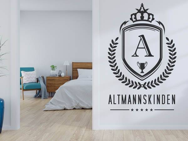 Wandtattoo Altmannskinden Wappen