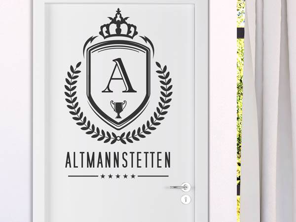 Wandtattoo Altmannstetten Wappen