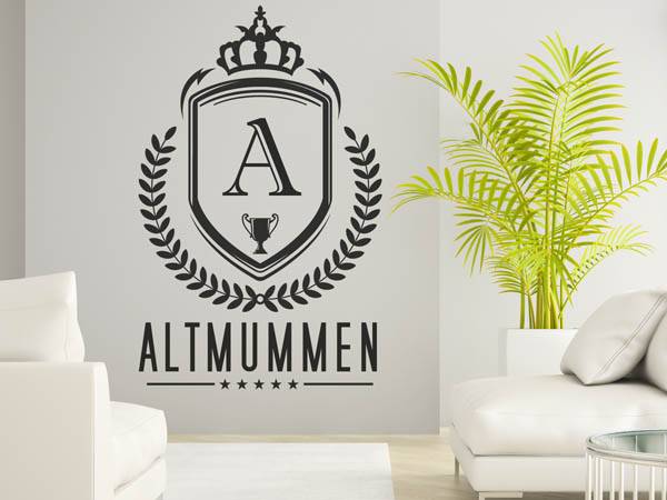 Wandtattoo Altmummen Wappen